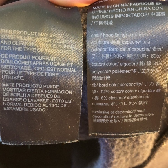 Tommy Hilfiger Denim Navy Tommy Pullover Hoodie Size Small Loungewear Kangaroo - Picture 5 of 16